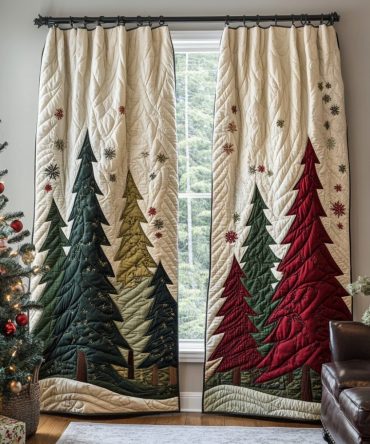 Evergreen Lane Quilted Curtains