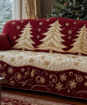 Evergreen Magic Quilted Sofa Cover