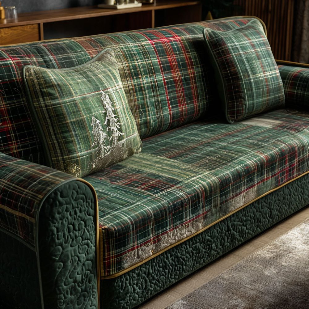 Evergreen Warmth Quilted Sofa Cover