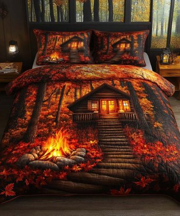 Fall Glow 3-Piece Quilted Bedding Set
