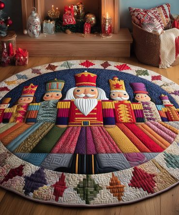 Festive Guard Quilted Round Mat