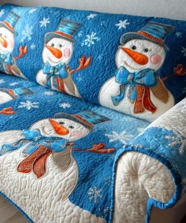 Festive Ribbon Dream Quilted Sofa Cover