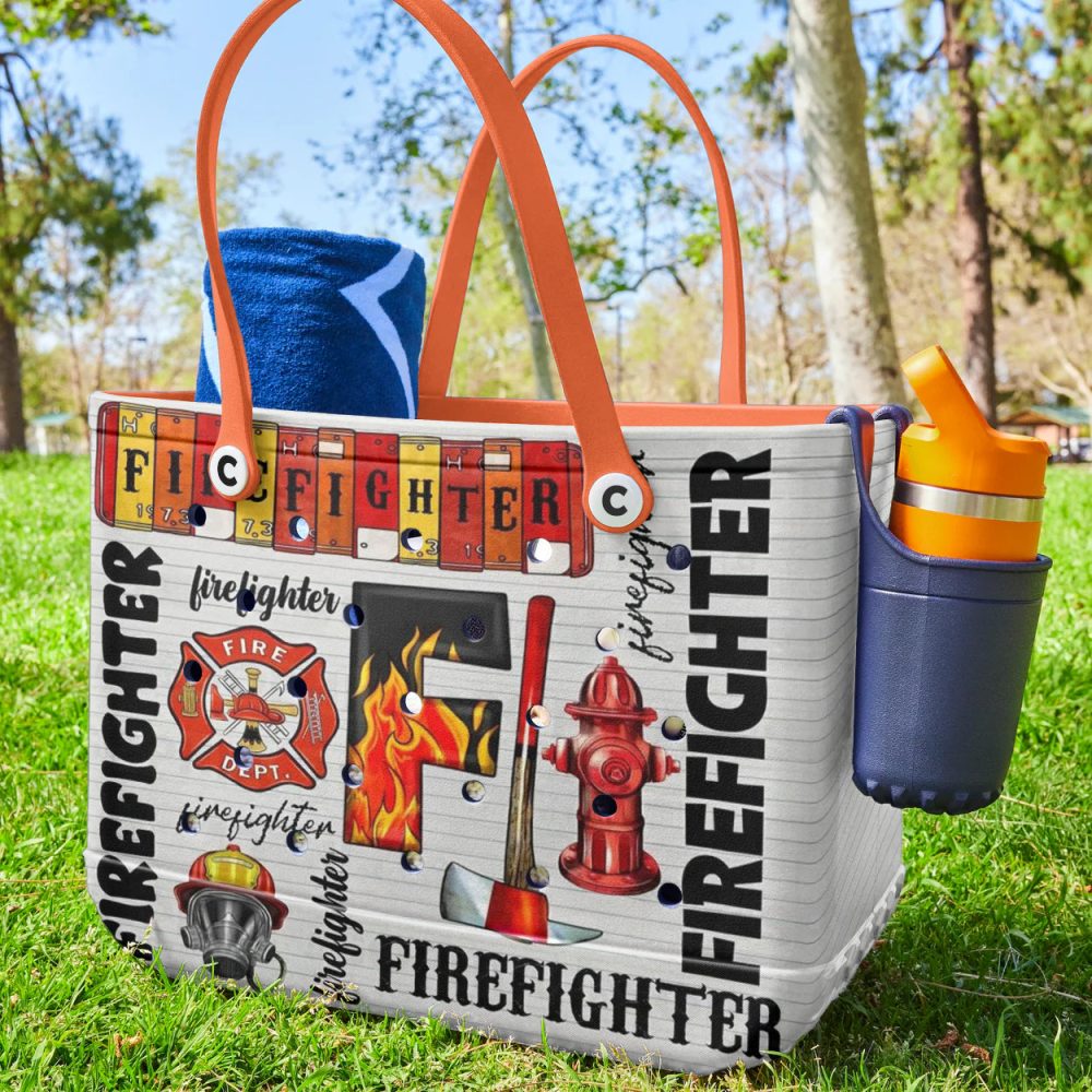 Firefighter-Themed Tote Bag – Durable, Stylish & Perfect Gift For Firefighting Enthusiasts - Image 2