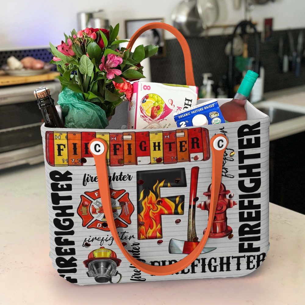 Firefighter-Themed Tote Bag – Durable, Stylish & Perfect Gift For Firefighting Enthusiasts - Image 4