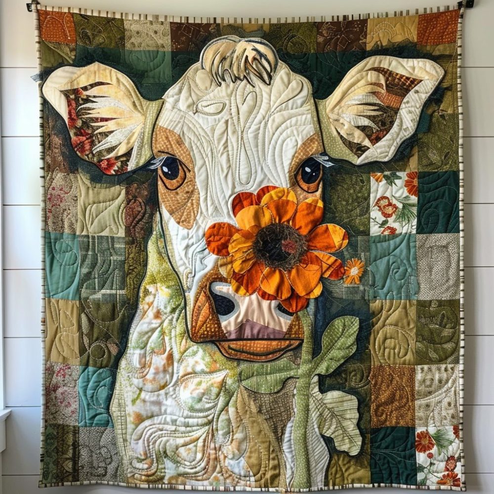 Floral Farmhouse Quilted Blanket