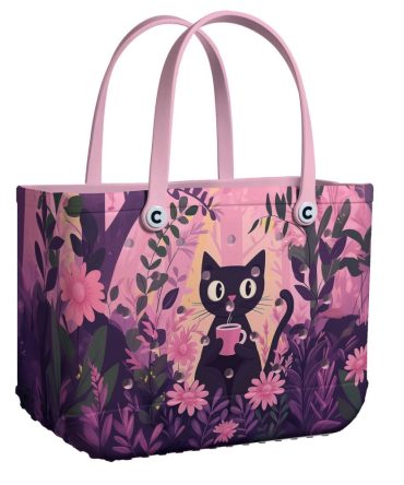 Bucket Tote Bag, Limited Edition Bogg Bag, Beach Bag Forest Friend