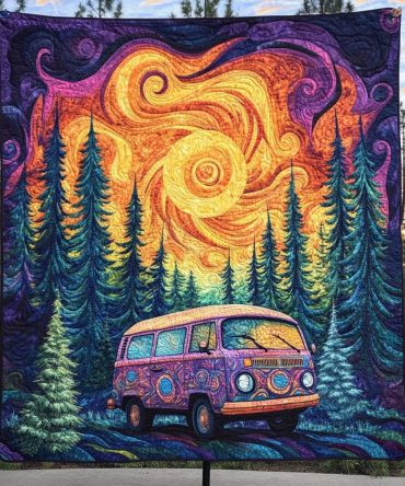 Forest Adventure Quilted Blanket