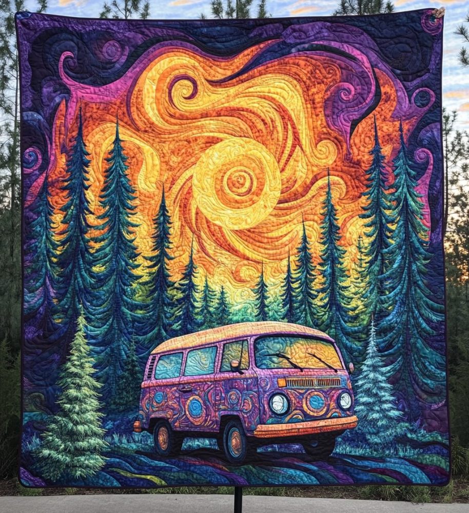 Forest Adventure Quilted Blanket