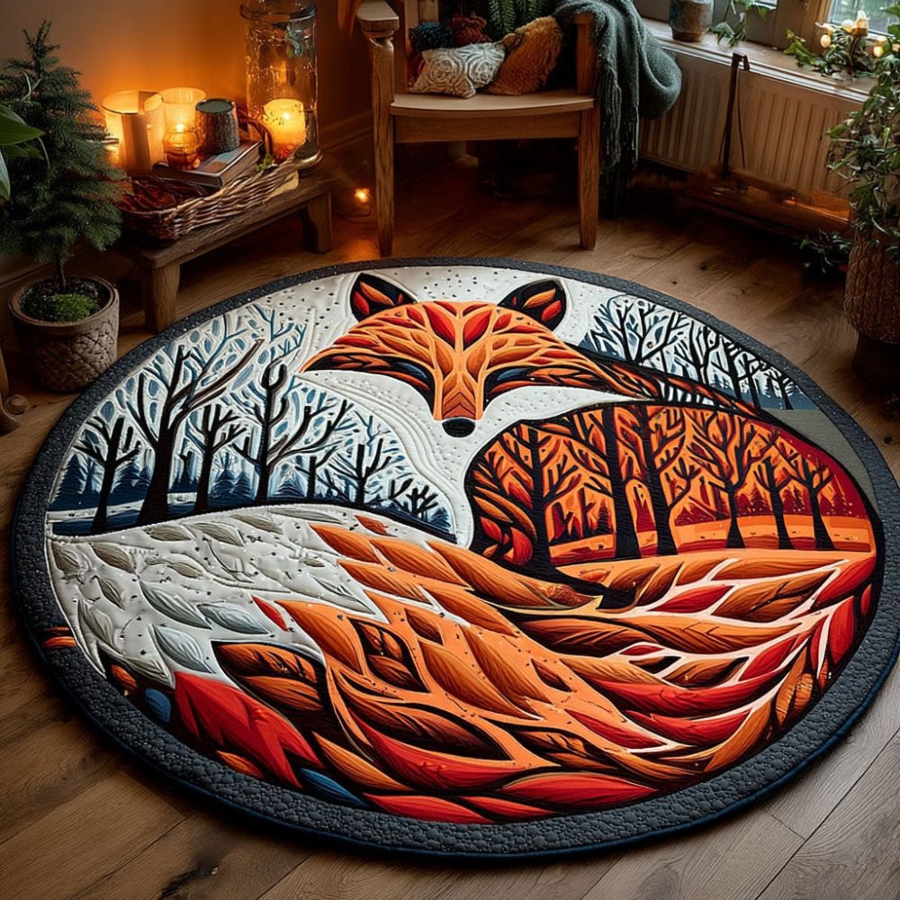 Forest Spirit Quilted Round Mat