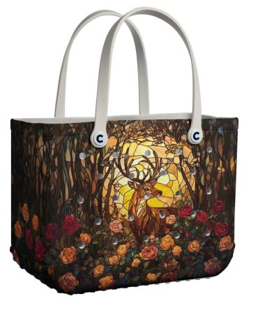 Bucket Tote Bag, Limited Edition Bogg Bag, Beach Bag Forest'S Majesty