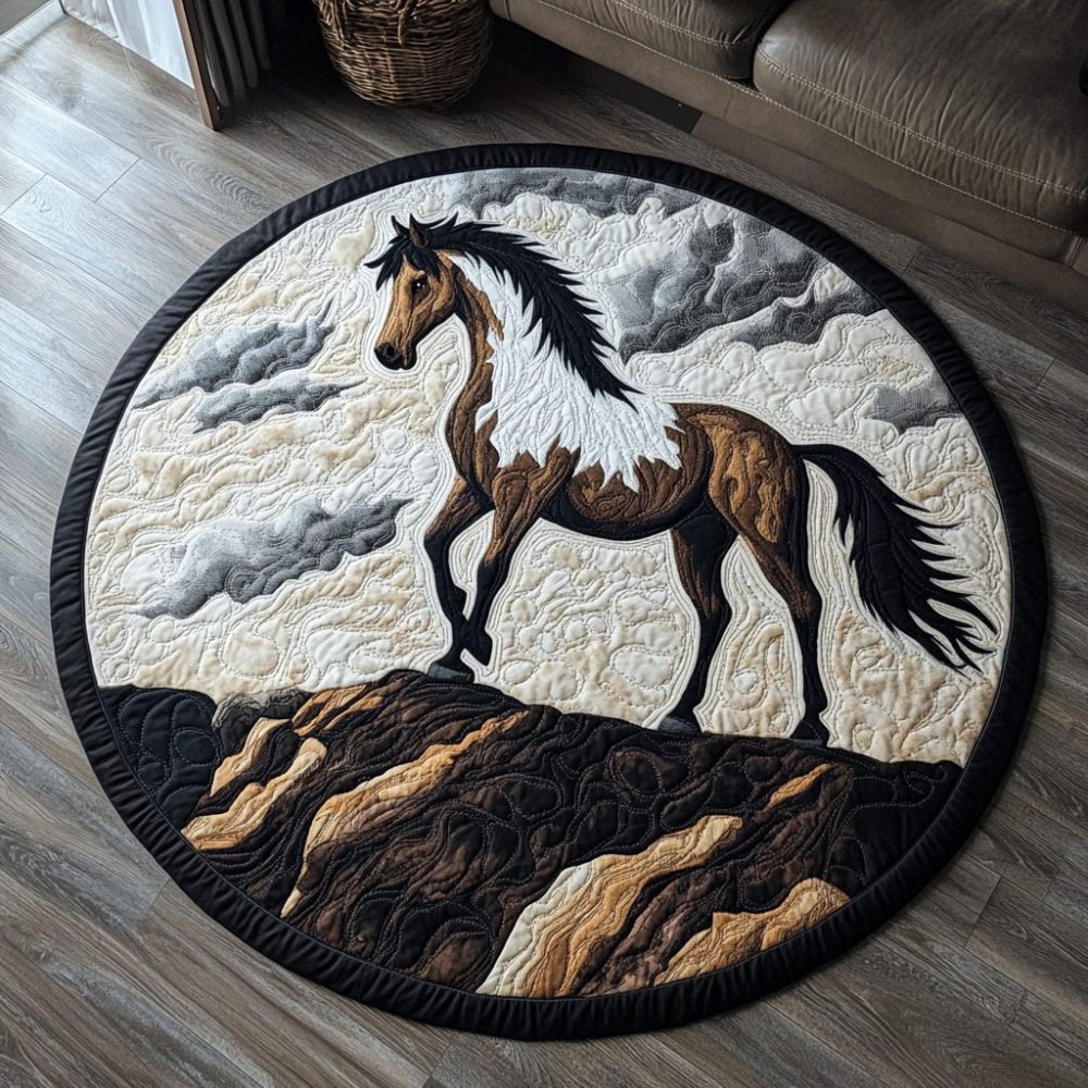 Free Run Quilted Round Mat