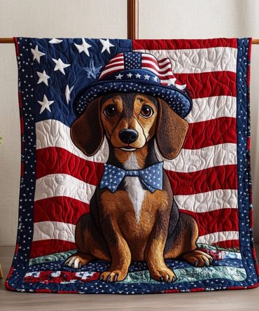 Freedom Tails Quilted Blanket