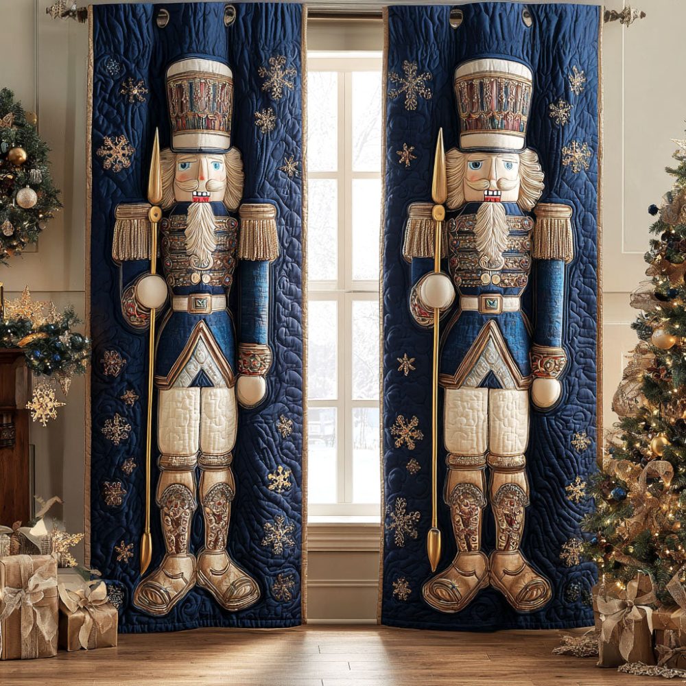 Frosted Knights Quilted Curtains