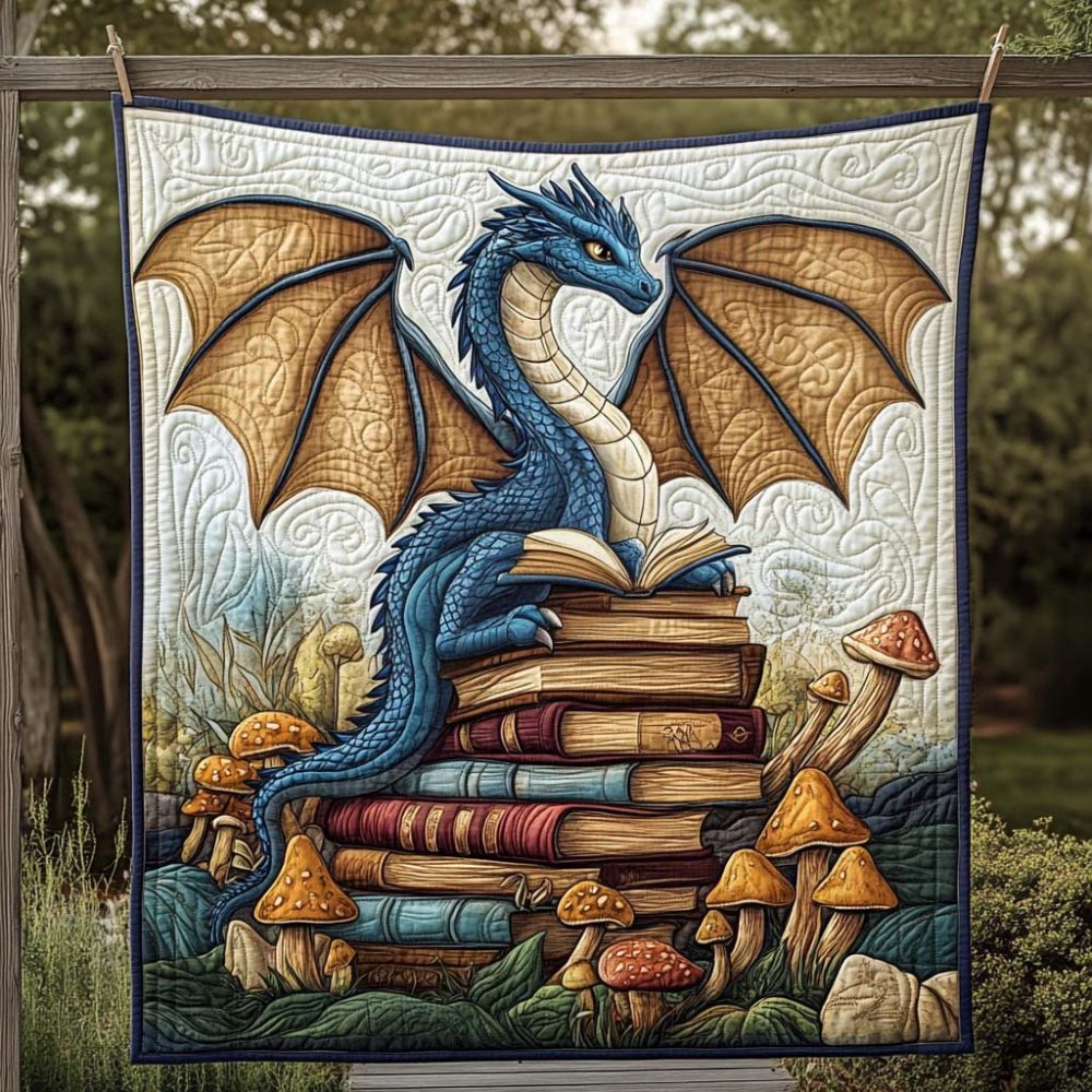Frostfang Chill Quilted Blanket