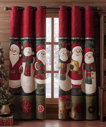 Frostlight Wishes Quilted Curtains