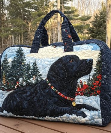 Frosty Paws Quilted Duffle Bag