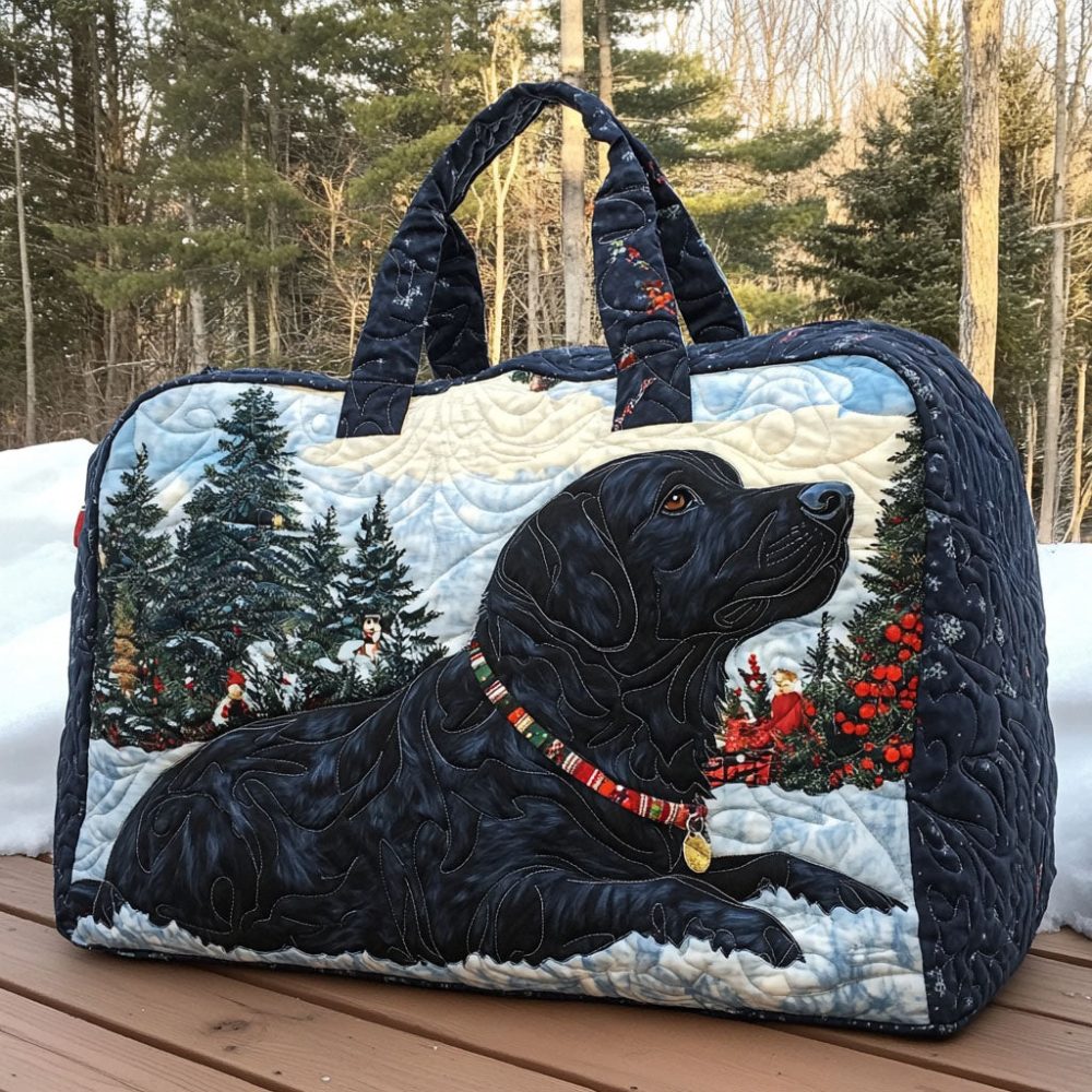 Frosty Paws Quilted Duffle Bag