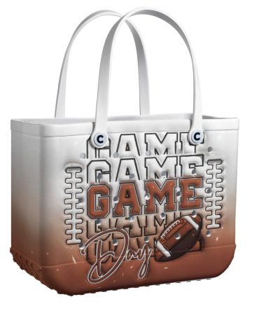 Game Day Football Tote Bag – Perfect For Sports Fans & Tailgating , Durable & Stylish