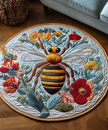 Garden Sovereign Quilted Round Mat