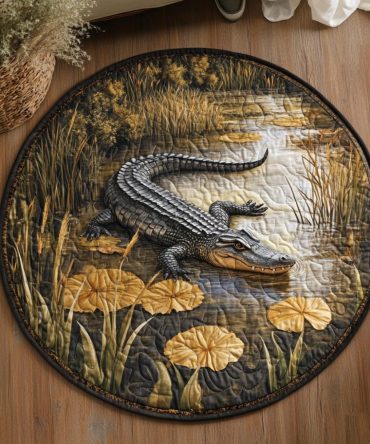 Gator Haven Quilted Round Mat