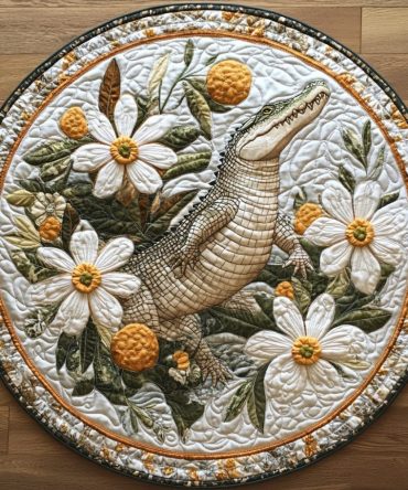 Gator Legends Quilted Round Mat