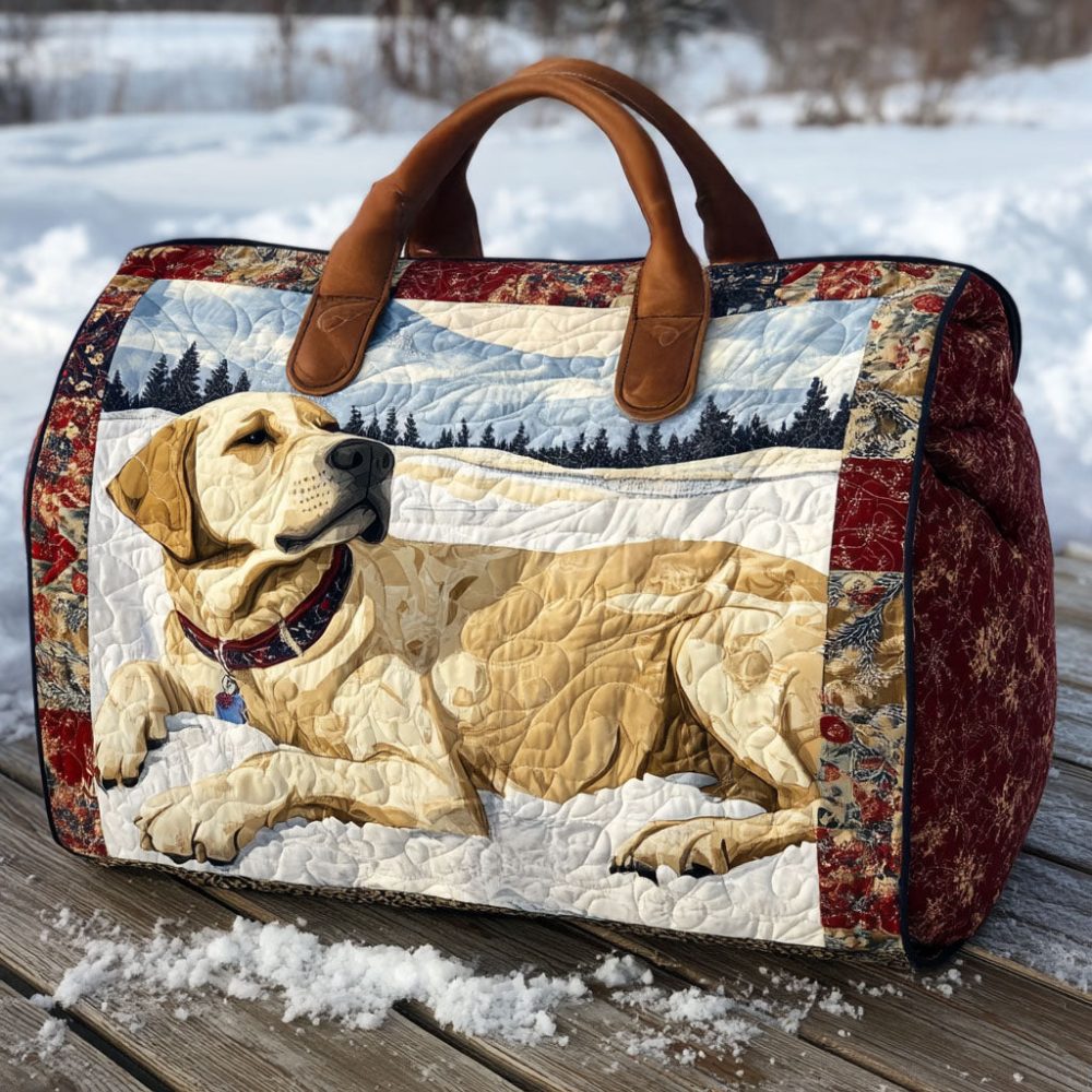 Gentle Retrievers Quilted Duffle Bag