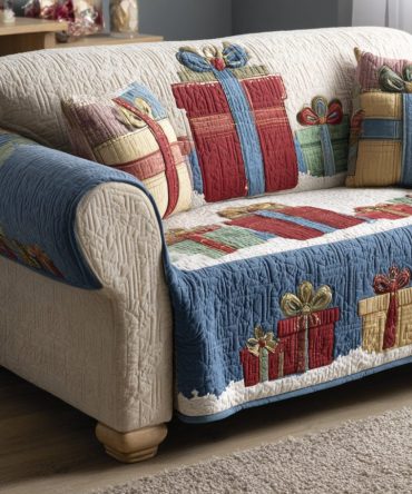 Gift Parade Quilted Sofa Cover
