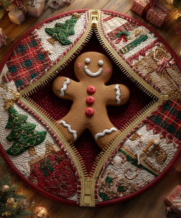 Ginger Delight Quilted Round Mat