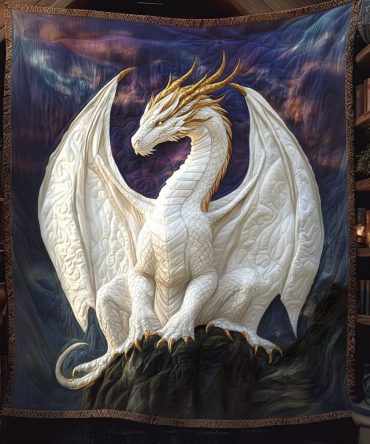 Golden King Quilted Blanket