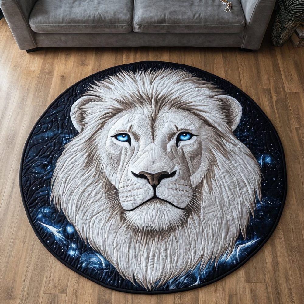 Golden King Quilted Round Mat