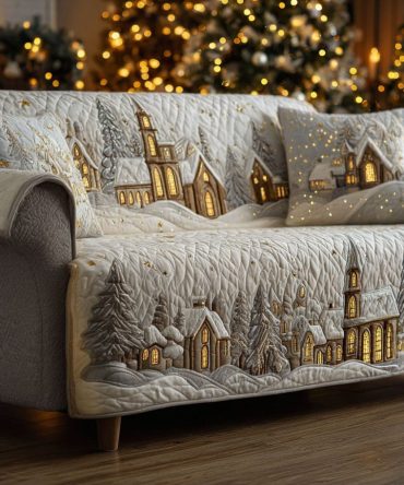 Golden Village Quilted Sofa Cover