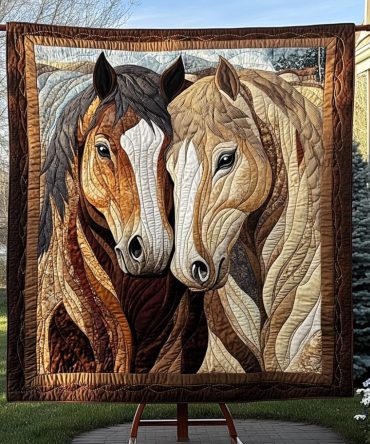 Grazing Hearts Quilted Blanket