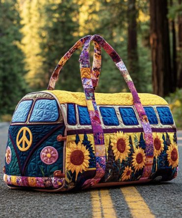 Groovy Ride Quilted Duffle Bag