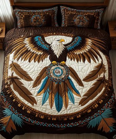 Guardian Of Dreams 3-Piece Quilted Bedding Set