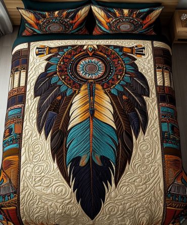 Guardian Of The Night 3-Piece Quilted Bedding Set