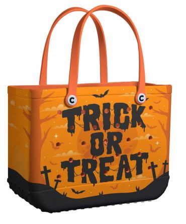 Spooky Halloween Trick Or Treat Bag - Durable, Fun Design, Perfect For Candy Haul