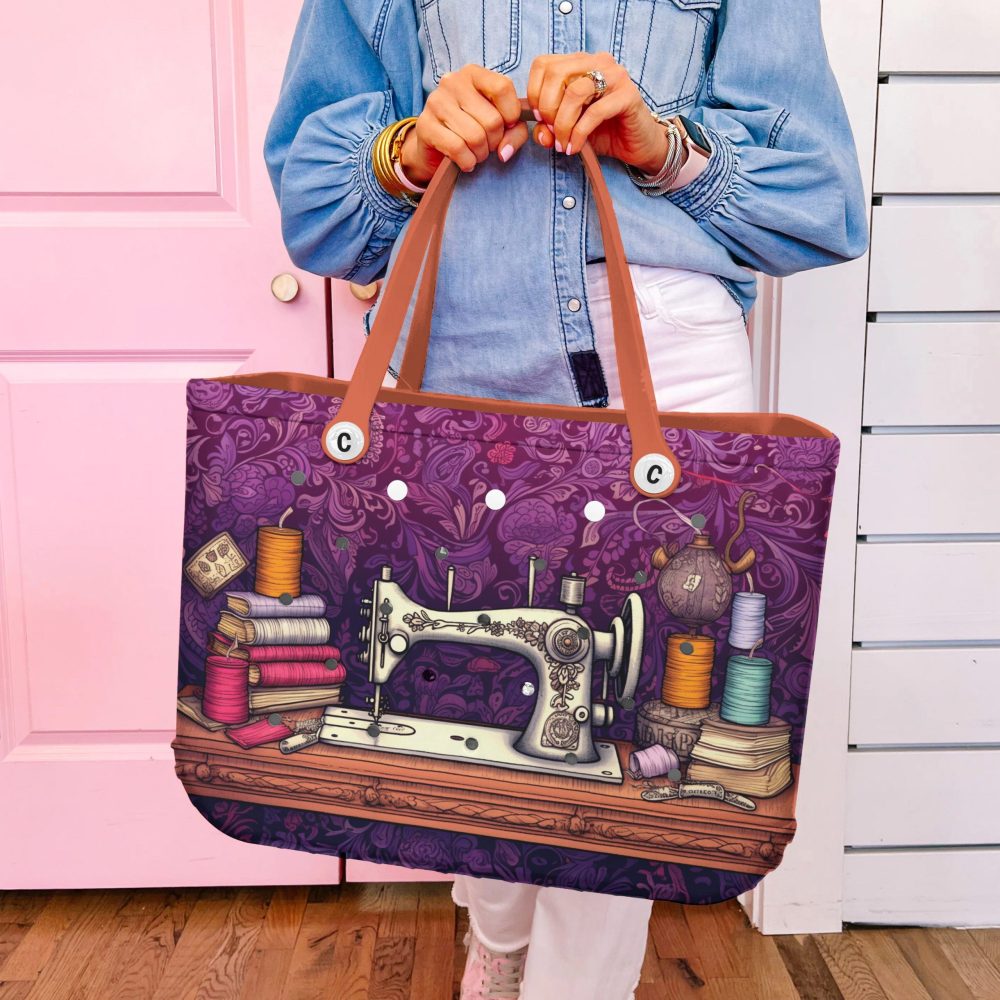 Bucket Tote Bag, Limited Edition Bogg Bag, Beach Bag Handcrafted Heritage - Image 5