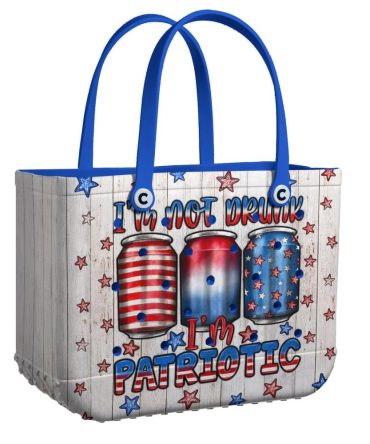 Patriotic Tote Bag - Usa Flag Design, Perfect For Celebrations & Everyday Use