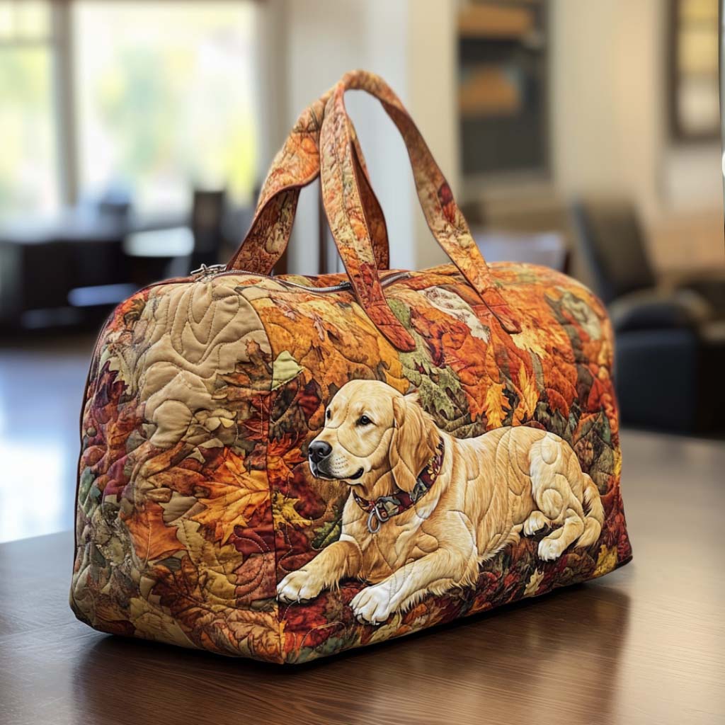 Happy Paws Quilted Duffle Bag