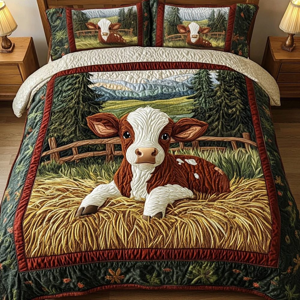 Hayfield Dream 3-Piece Quilted Bedding Set