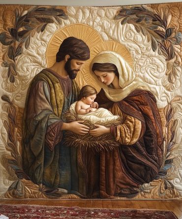 Heaven On Earth Quilted Blanket