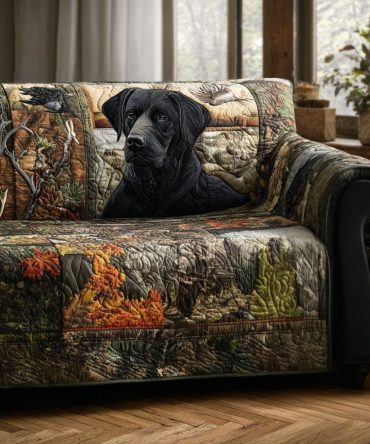 Heritage Lab Quilted Sofa Cover