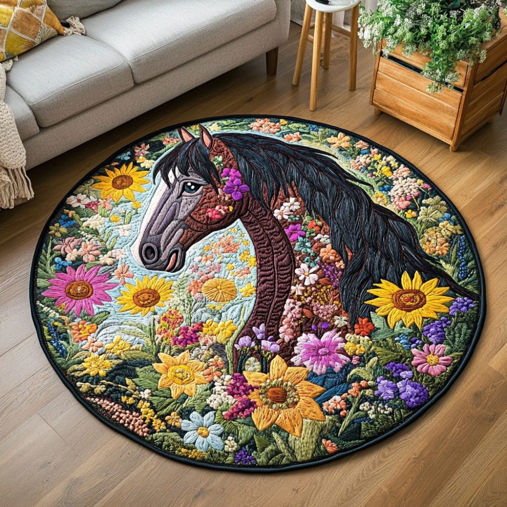 Heritage Stride Quilted Round Mat