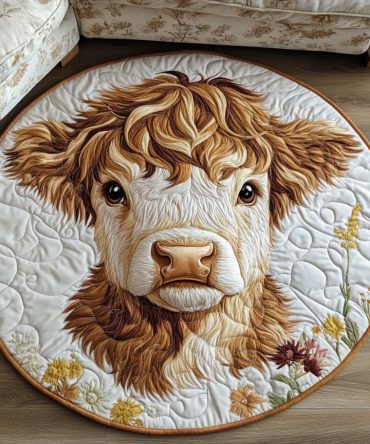 Highland Haven Quilted Round Mat