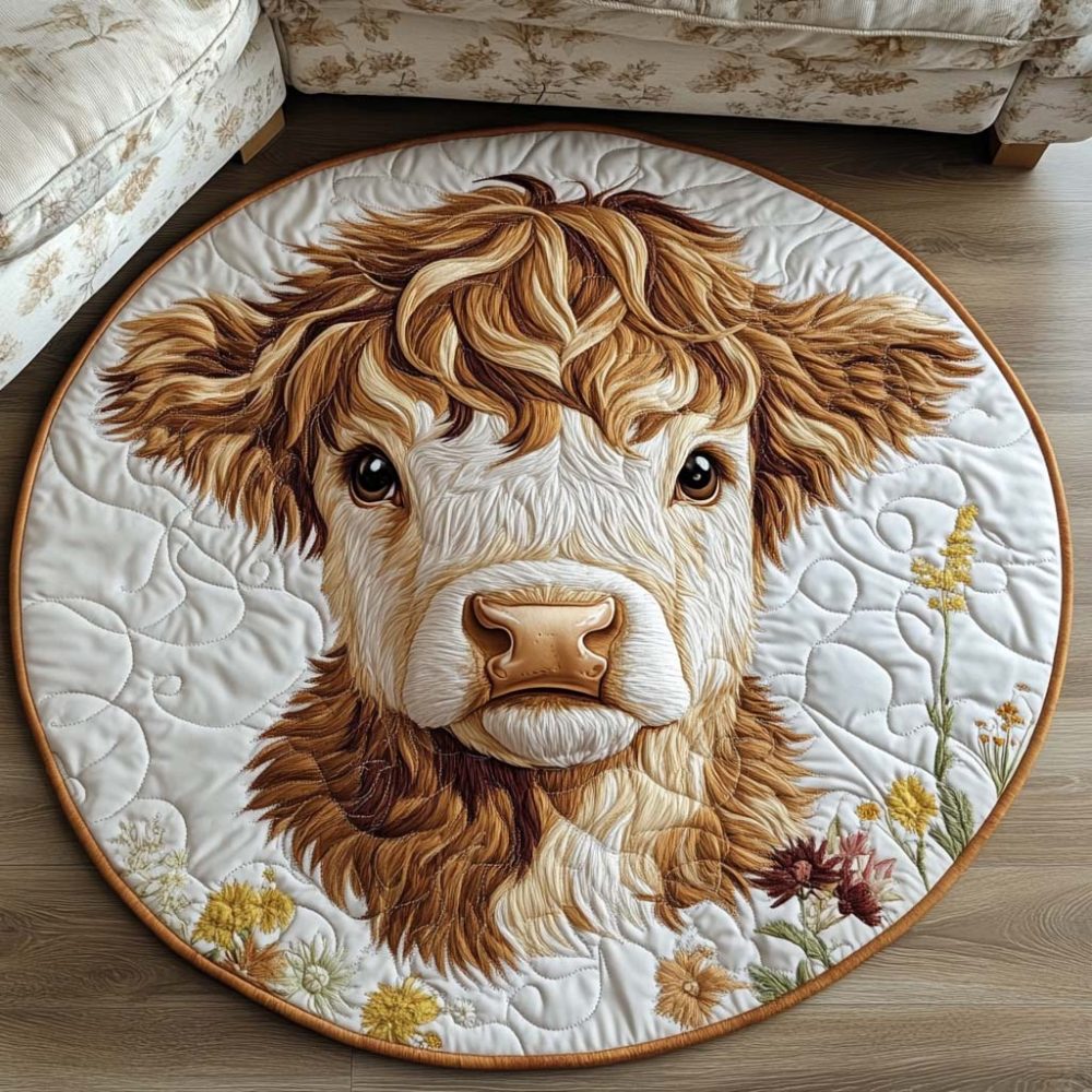 Highland Haven Quilted Round Mat