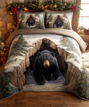 Holiday Den 3-Piece Quilted Bedding Set