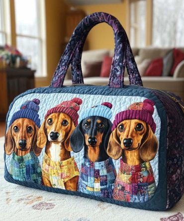 Holiday Quartet Quilted Duffle Bag