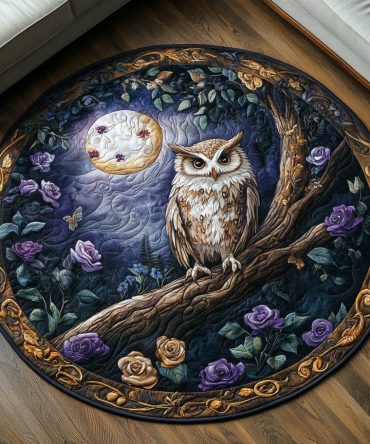 Hollow Haven Quilted Round Mat