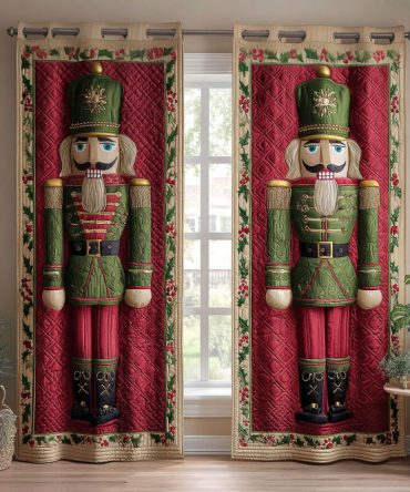 Holly Battalion Quilted Curtains