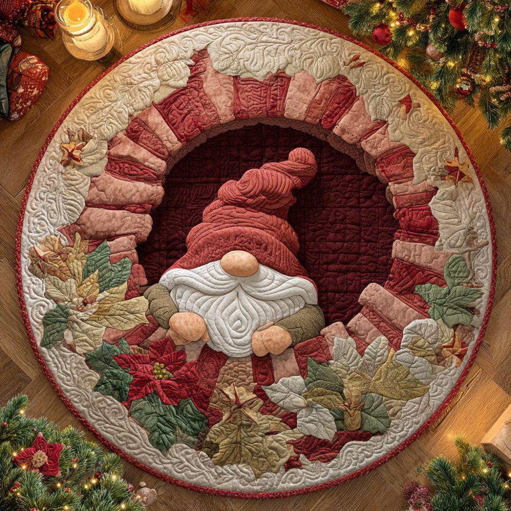 Holly Beard Quilted Round Mat